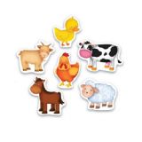 Eolo Okul ncesi Baby Puzzle - iftlik Hayvanlar