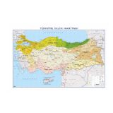 Gürbüz Yayınları Türkiye İklim Haritasıı 70x100 CM